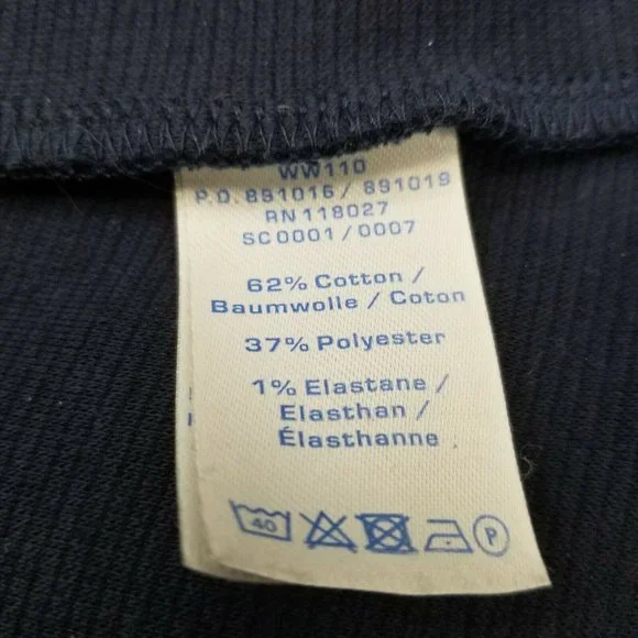 Boden 6L Dress Navy Blue OTTOMAN Ribbed Knit Sheath Fall Autumn Neutral Winter - Picture 6 of 6